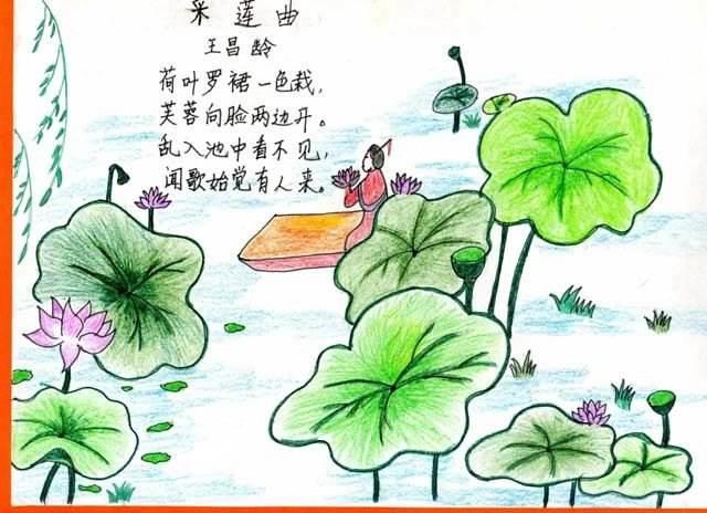 古诗简笔画图片大全 古诗简笔画图片大全配图