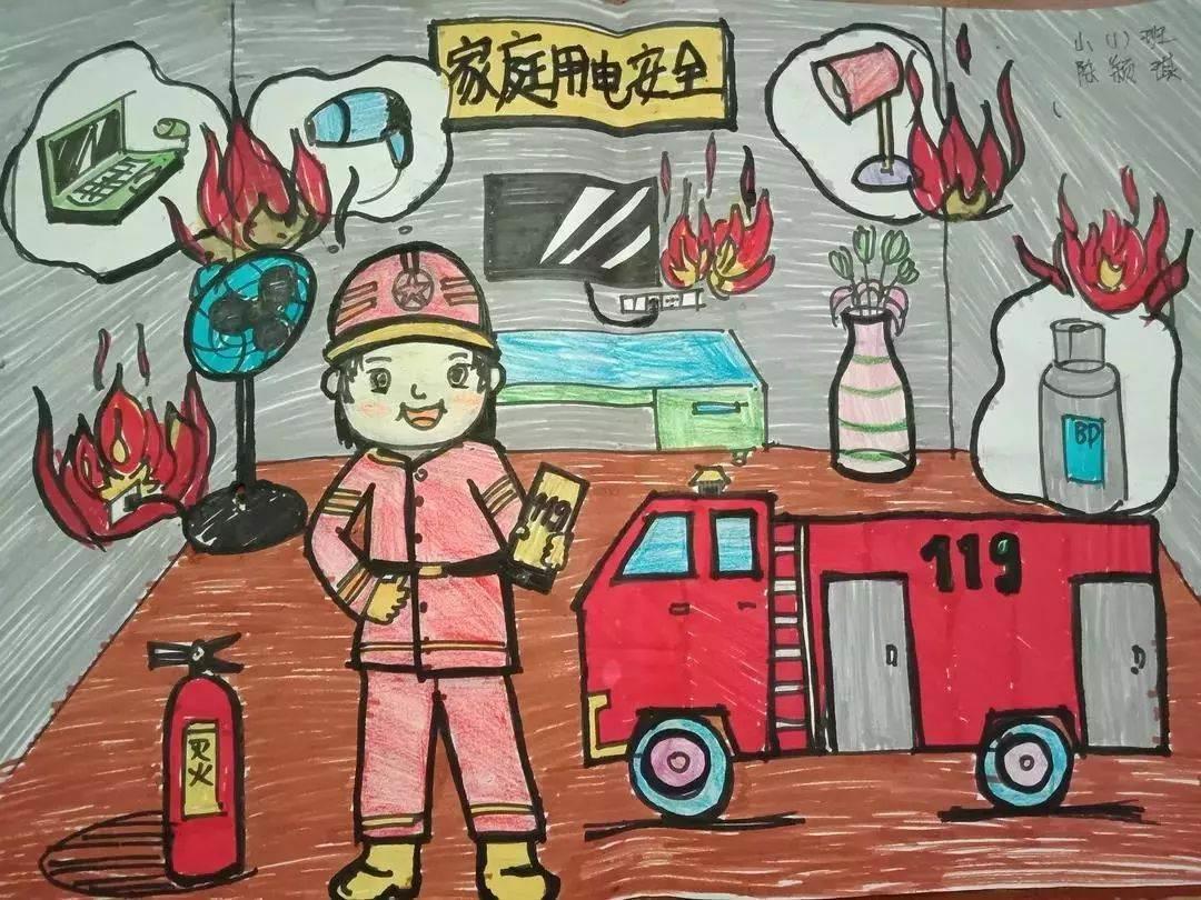 消防简笔画 消防简笔画儿童画