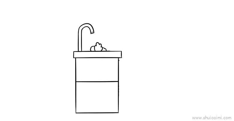 我帮妈妈洗菜教程儿童画怎么画 我帮妈妈洗菜教程简笔画好看