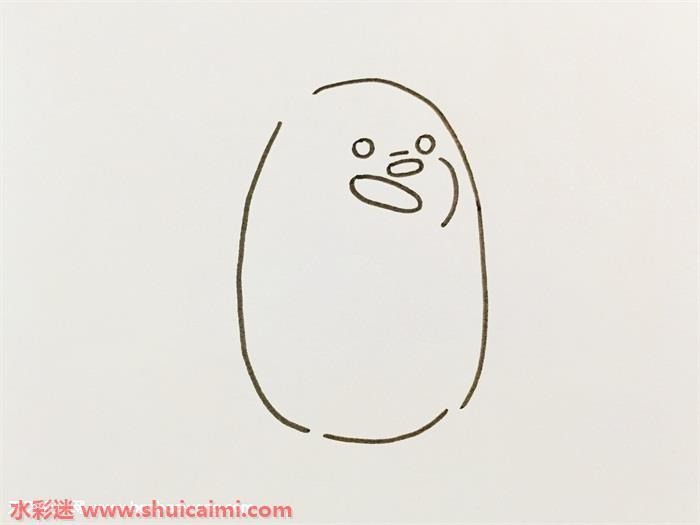 裸熊怎么画 裸熊简笔画步骤图