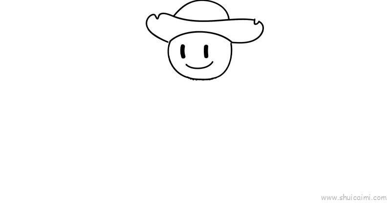 稻草人教程儿童画怎么画 稻草人教程简笔画简单