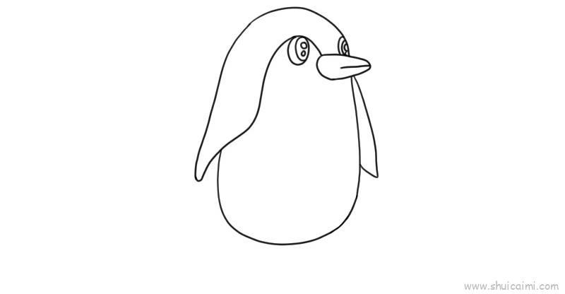 企鹅儿童画怎么画 企鹅简笔画简单