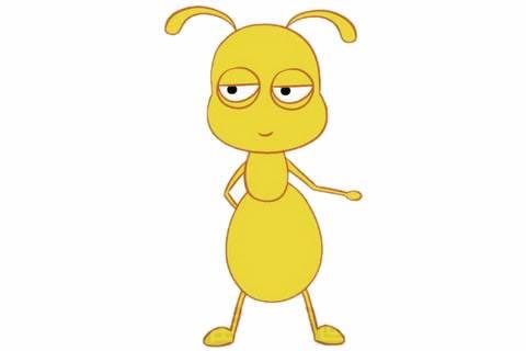 蚂蚁简笔画 蚂蚁简笔画简单可爱