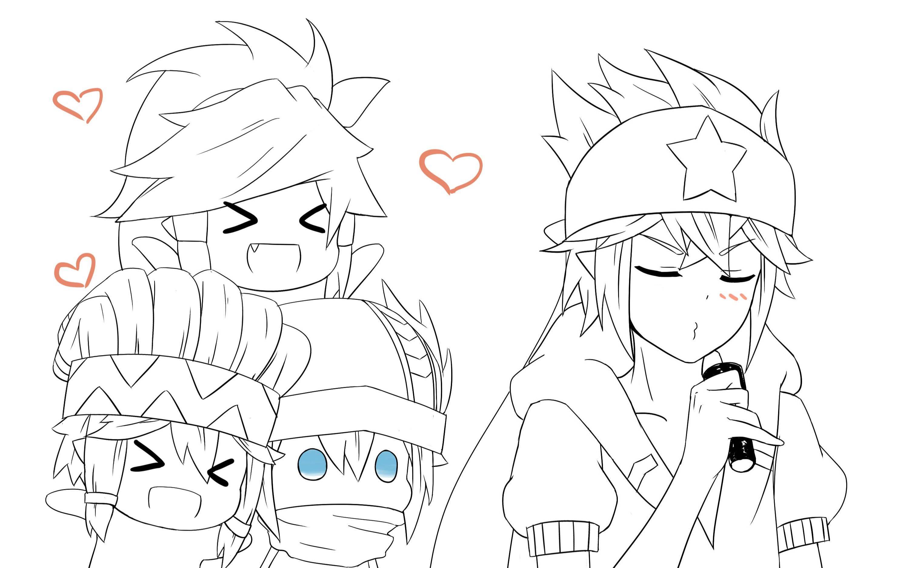 凹凸世界简笔画 凹凸世界简笔画q版