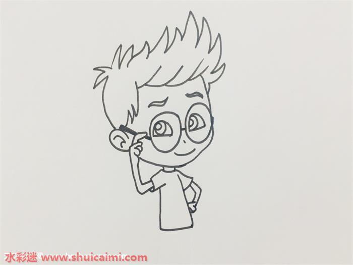 天才威怎么画 天才威简笔画图片大全