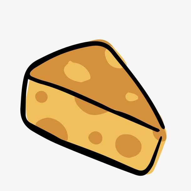 奶酪简笔画 奶酪简笔画彩色