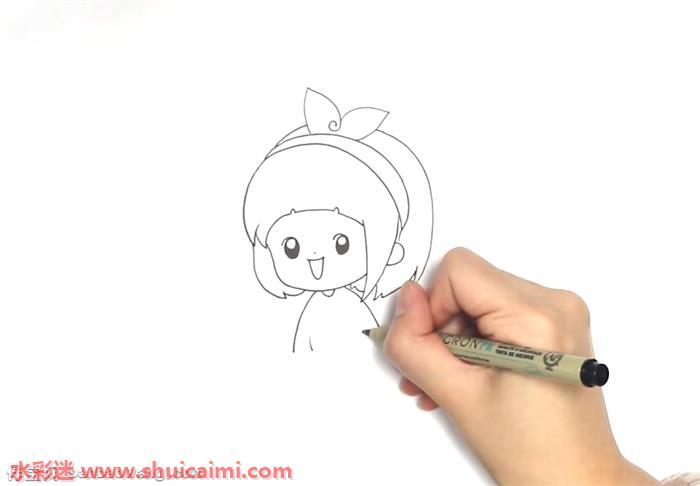 狄淇儿怎么画 狄淇儿简笔画画法