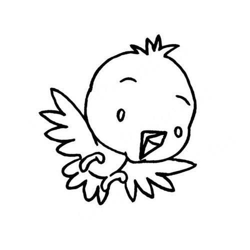 卡通小鸟简笔画图片大全 卡通小鸟简笔画图片大全彩色