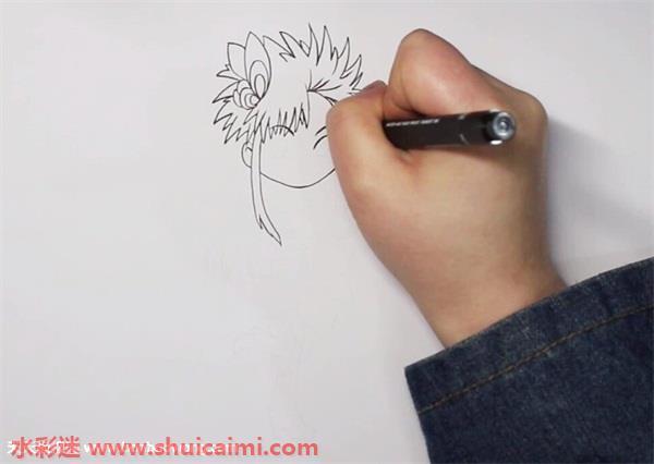 黑魔仙小月怎么画 黑魔仙小月简笔画步骤图