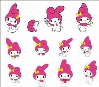 美乐蒂简笔画 美乐蒂简笔画简单又漂亮