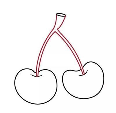 樱桃简笔画 樱桃简笔画简单