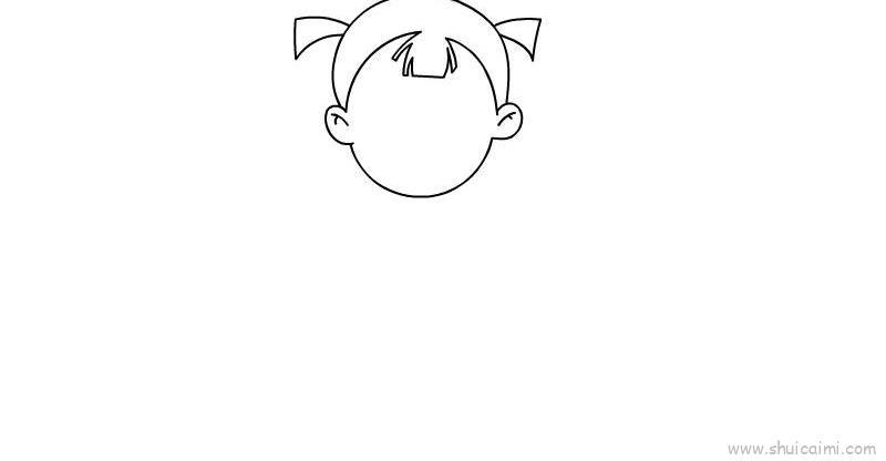 默哀儿童画怎么画 默哀简笔画步骤