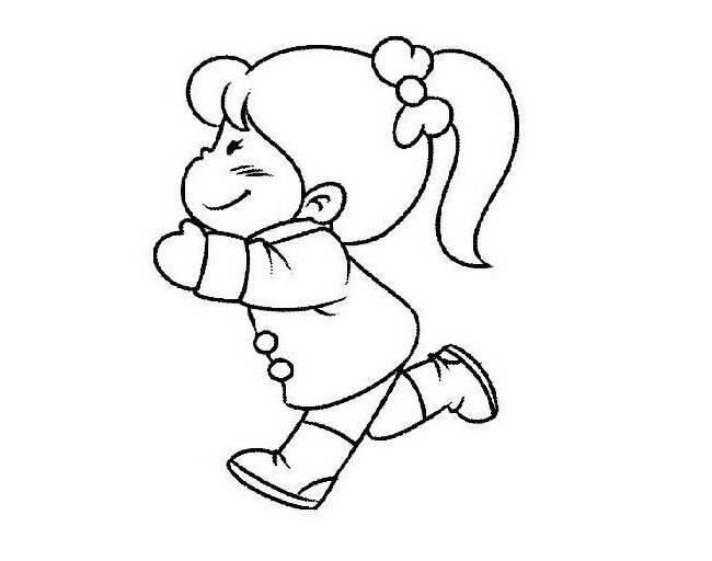 小女孩简笔画 小女孩简笔画漂亮可爱