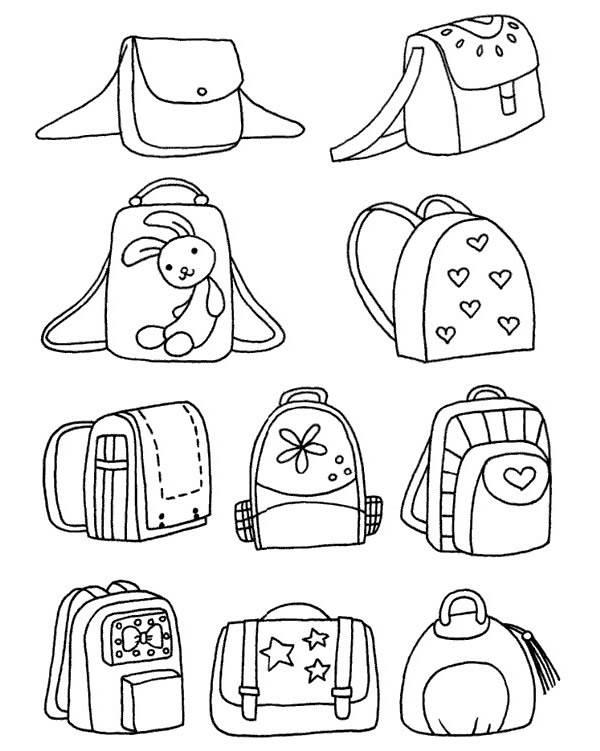 书包的简笔画 怎么画书包的简笔画