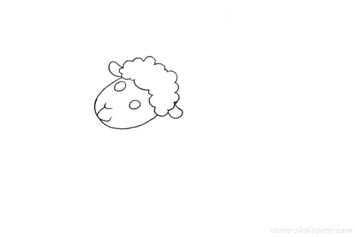 绵羊怎么画 绵羊简笔画彩色