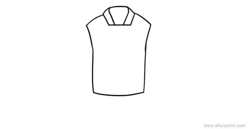 夹克衫儿童画怎么画 夹克衫简笔画步骤