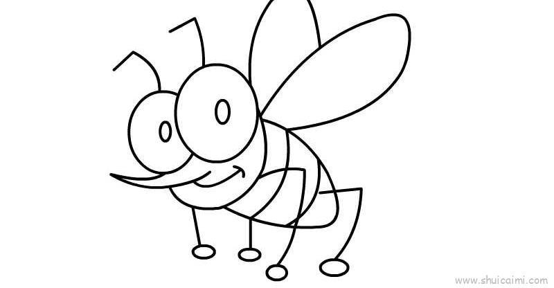 蚊子可爱儿童画怎么画 蚊子可爱简笔画简单又好看