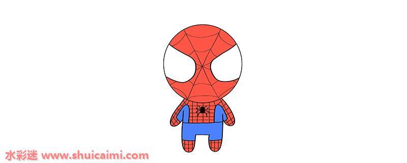 蜘蛛侠如何画 蜘蛛侠简笔画漂亮