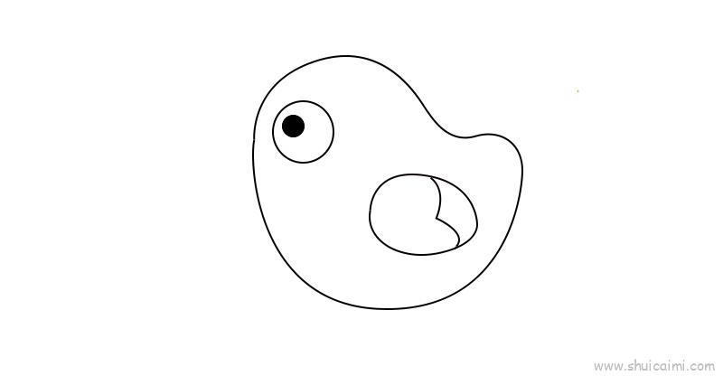 小鸡儿童画怎么画 小鸡简笔画简单