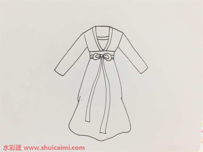 古装裙子怎么画 古装裙子简笔画画法