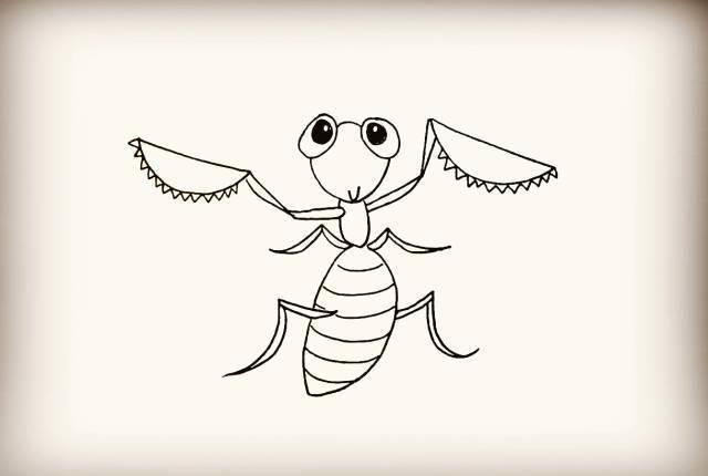 螳螂简笔画 螳螂简笔画简单