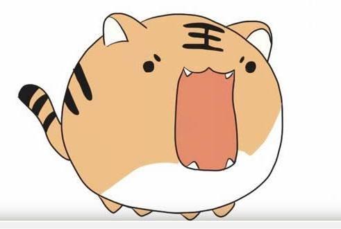 老虎图片简笔画 手绘老虎图片简笔画