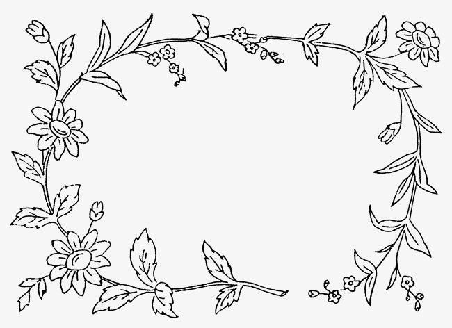 边框简笔画 边框简笔画简单漂亮