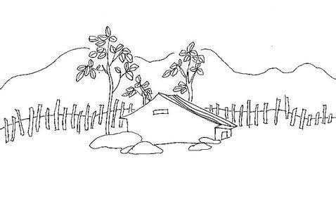 乡村简笔画图片大全 乡村简笔画图片大全带颜色