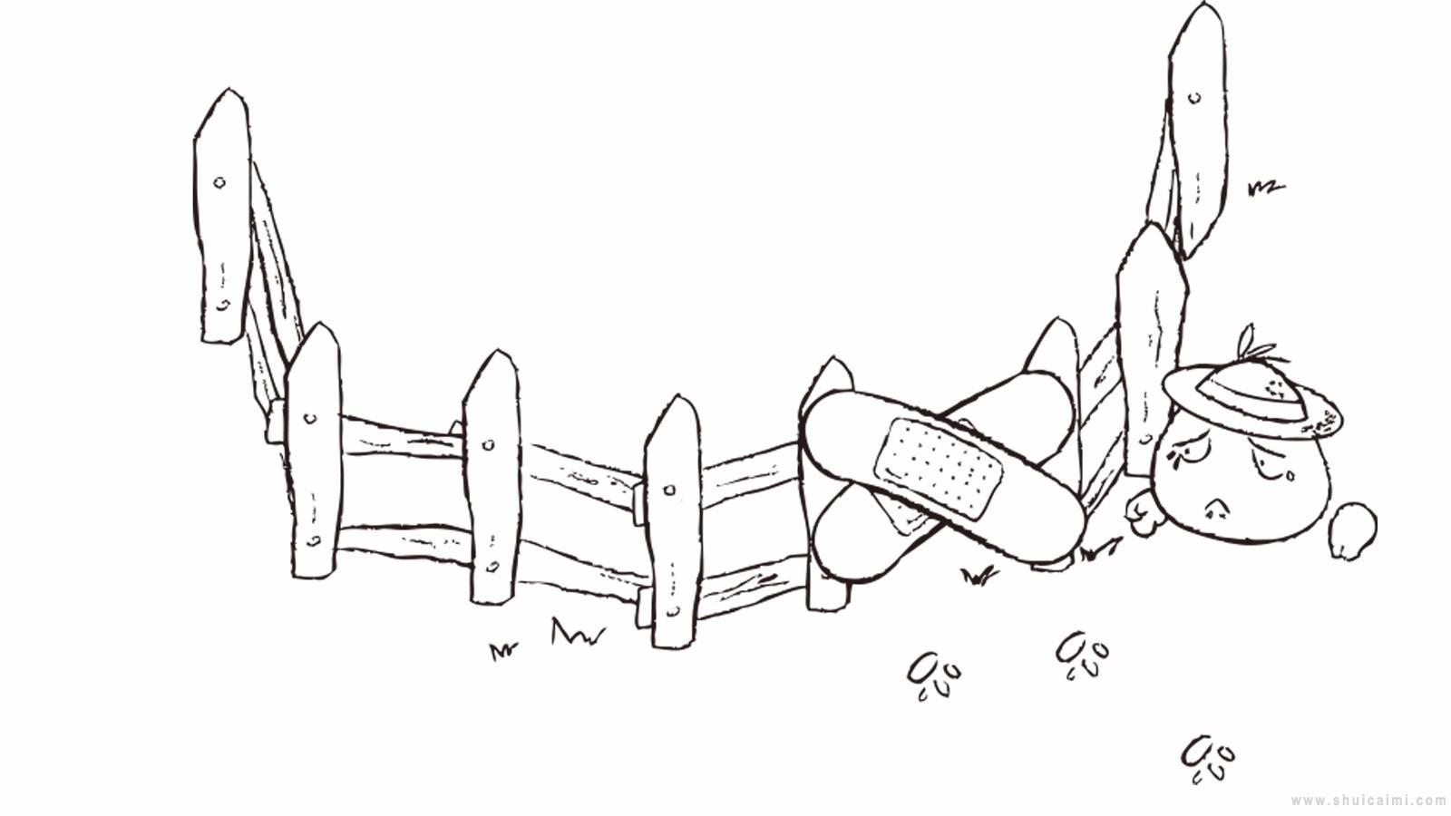 亡羊补牢简笔画怎么画 亡羊补牢简笔画好看