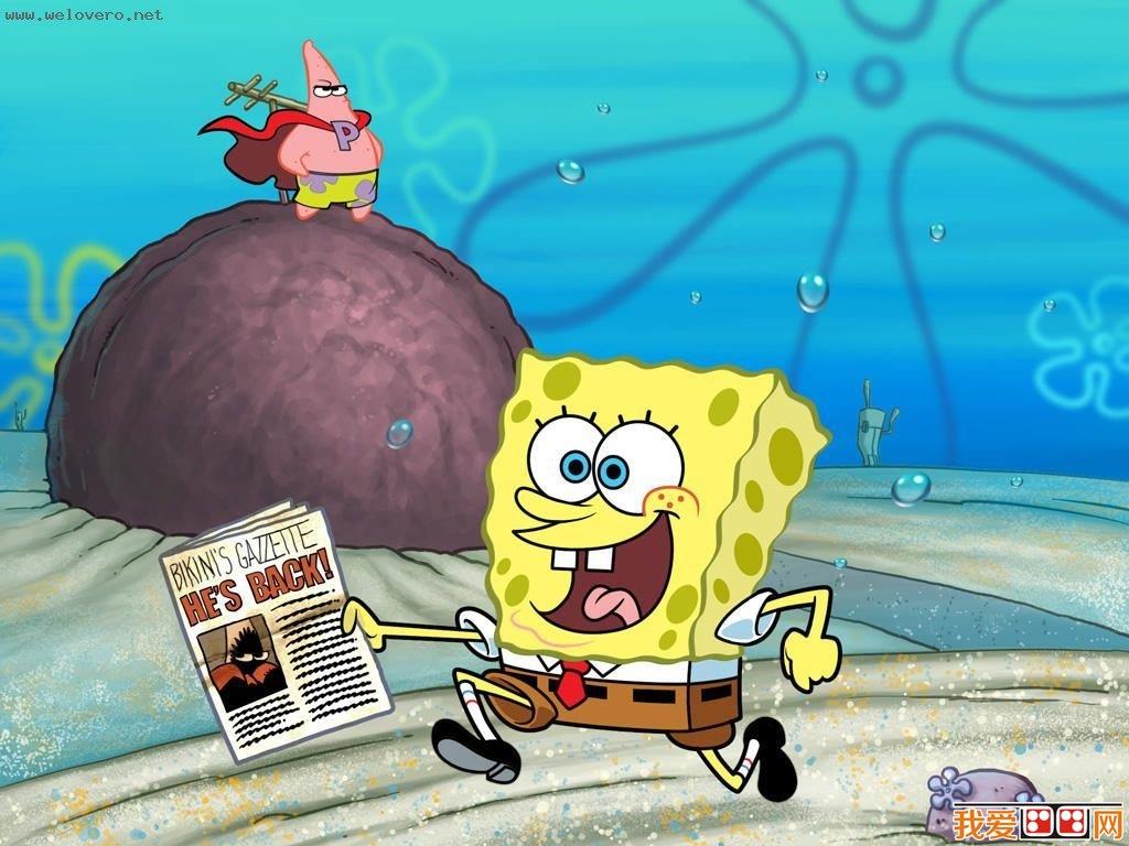 海绵宝宝壁纸欣赏简笔画怎么画 海绵宝宝壁纸欣赏简笔画图片