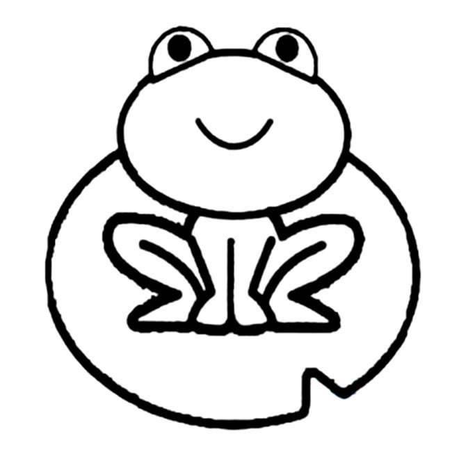 小青蛙简笔画图片大全 青蛙卡通简笔画图片