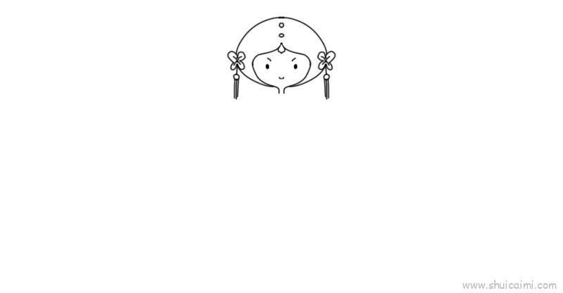 古装服饰儿童画怎么画 古装服饰简笔画图片大全