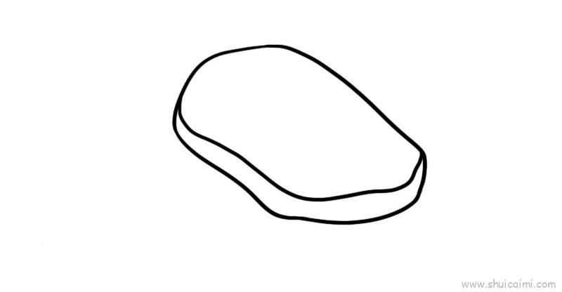 牛排儿童画怎么画 牛排简笔画图片