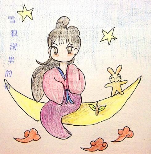 嫦娥简笔画 嫦娥简笔画怎么画