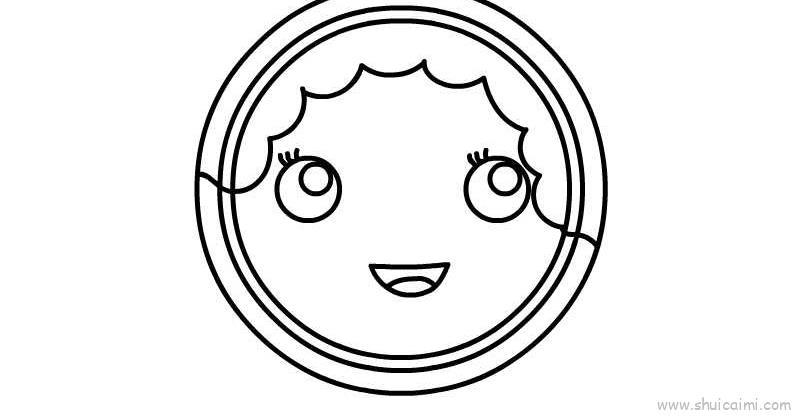 盘子创意儿童画怎么画 盘子简笔画图片