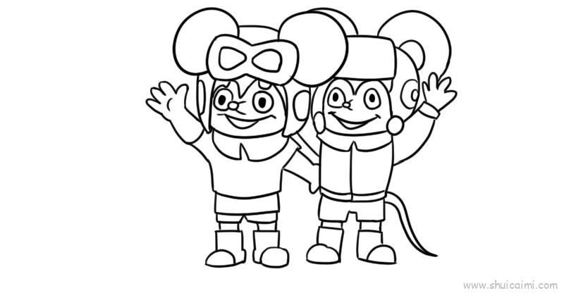 舒克和贝塔教程儿童画怎么画 舒克和贝塔教程简笔画简单