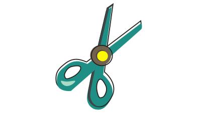 剪刀的画法简笔画图片_剪刀怎么画简笔画