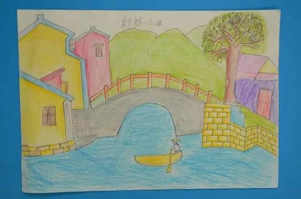桥简笔画图片大全 海心沙桥简笔画图片大全