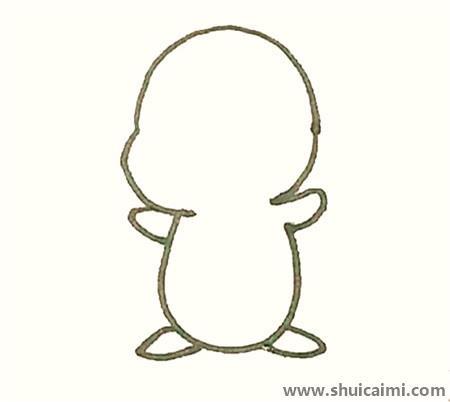 神奇宝贝小火龙儿童简笔画