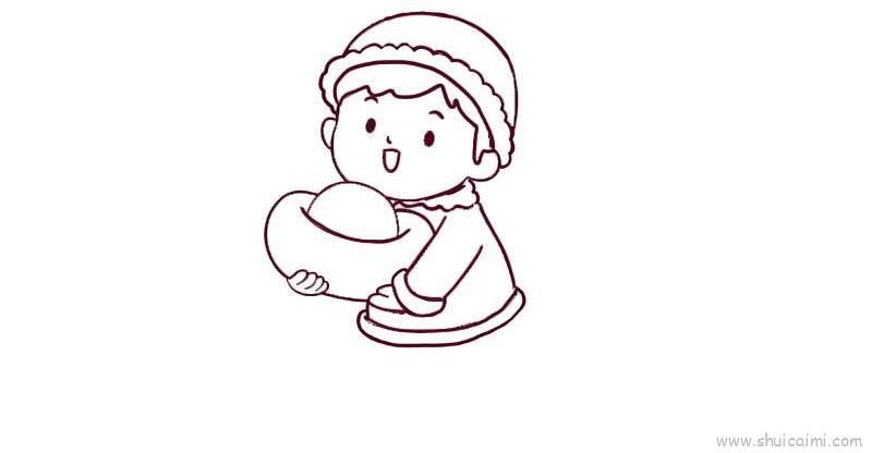 小孩新年儿童画怎么画 小孩新年简笔画画法