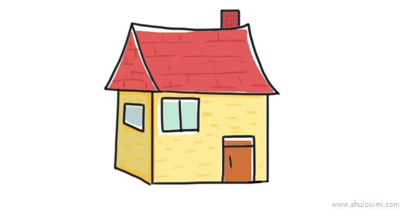 房屋儿童画怎么画 房屋简笔画简单