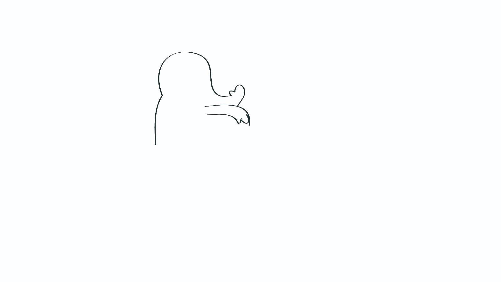 比心的简笔画怎么画 比心简笔画顺序