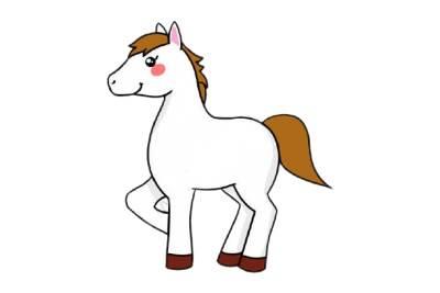 小马 简笔画 小马简笔画怎么画