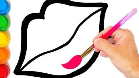 嘴唇简笔画 嘴巴简笔画卡通可爱