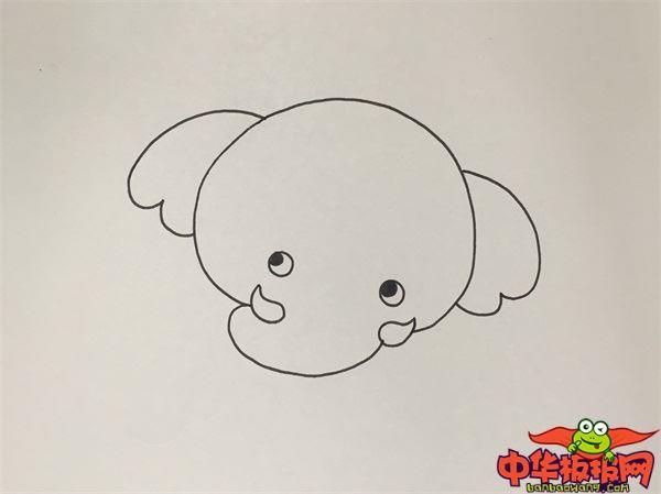 大象怎么画 大象简笔画简单易画彩色