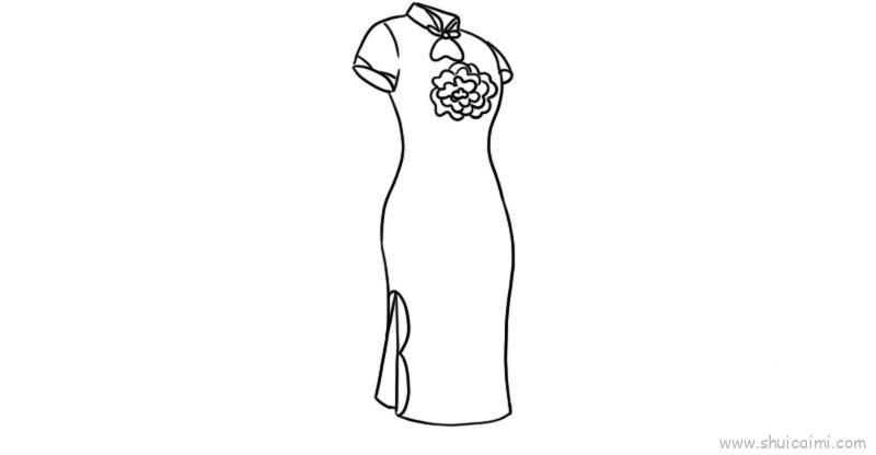 旗袍儿童画怎么画 旗袍简笔画画法