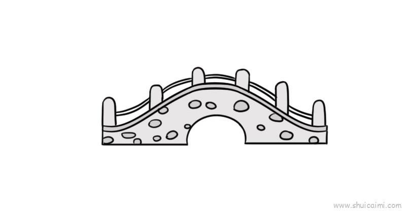 小桥儿童画怎么画 小桥简笔画顺序