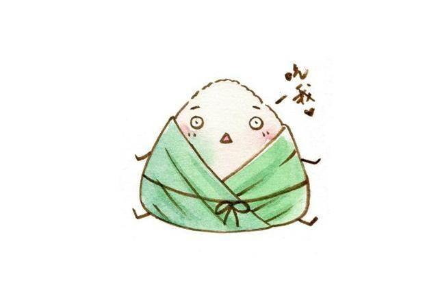 粽子简笔画图片 粽子简笔画图片可爱