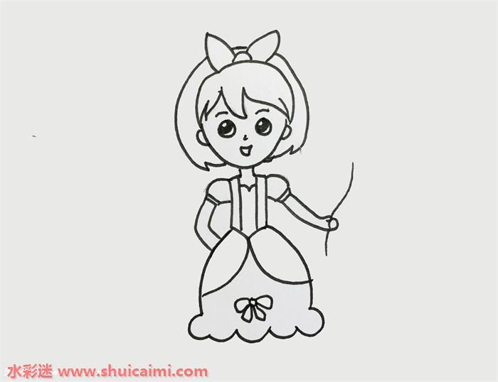 漫画少女怎么画 漫画少女简笔画步骤