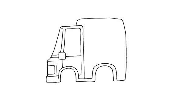 洒水车简笔画 洒水车简笔画儿童画